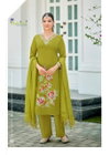 Nykaa By Karissa Bombay Cotton Thread Worked Kurti With Bottom Dupatta Wholesale Online